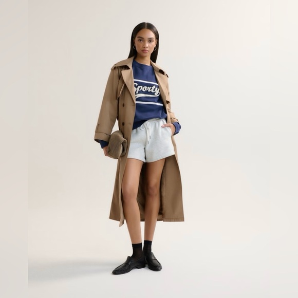 Abercrombie & Fitch lightweight Beige trench coat XS NWOT - Picture 1 of 5